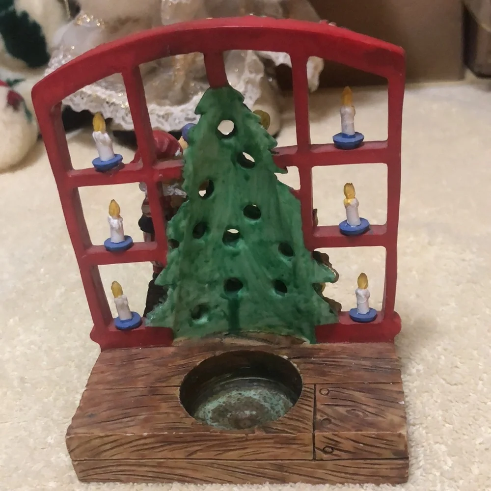Gift Innovations Christmas Treasure Collection Votive Holder Standing 5